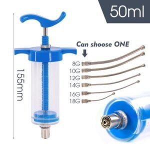 1pcs 10/20/30/50ml Manual Feeding For Farm Cultivation Parrot Pigeon Bird Fledgling Rearing Gavage Curved Needle Feeder