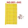 Chicken Wing Identification Label No.001~045 Bird Quail Pigeon Duck Goose Chicken Logo Farm Poultry Breeding Chicken Label