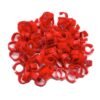 100 Pcs/set Inner Diameter 8mm Pigeon Leg Poultry Dove Bird Parrot Clip Rings Band Foot Ring Pigeon Supplies Bird Appliances