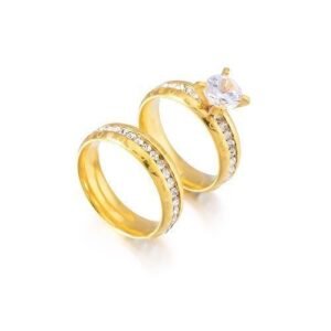 24karat Gold Plated Proposal Engagement Bride Set