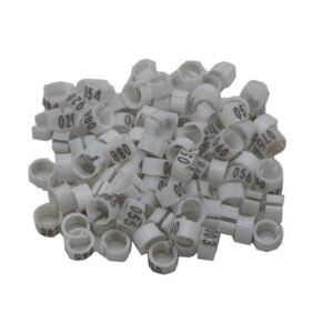 100 Pcs 8mm Identify Ring Carrier Pigeon Training Supplies Leg Number Bird Bands