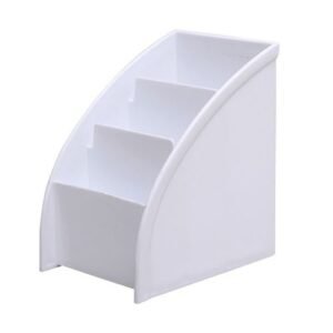 3 Grid Remote Control Box Cosmetics Desktop Storage Case