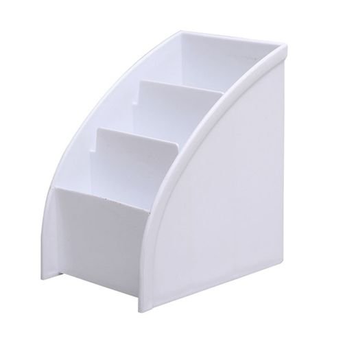 3 Grid Remote Control Box Cosmetics Desktop Storage Case