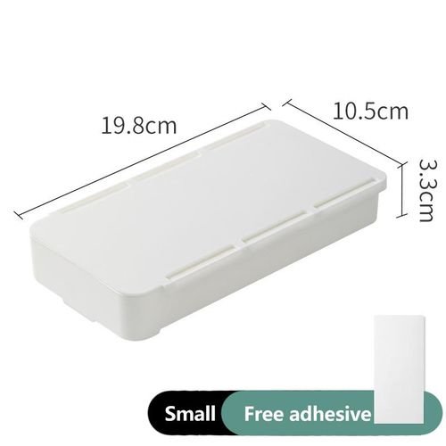 Punch Free Storage Rack Box Invisible Drawer Cutlery Desk Sundry Organizer Cosmetics Stationery Pen Holder for Kitchen Bedroom