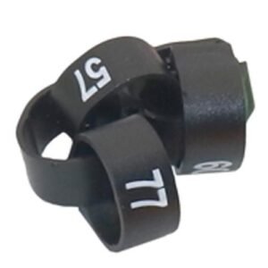 100 Pcs 12mm 14mm Bird Plastic Clip Rings Pigeon Colored Foot Ring No.1-100 For 10 Colors