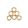 10 Pcs Inner Diameter 8mm Bird Aluminum Foot Rings Pigeon Identification Race Foot Rings Outdoor Flying Training Supplies