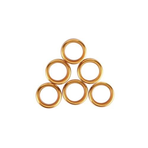 10 Pcs Inner Diameter 8mm Bird Aluminum Foot Rings Pigeon Identification Race Foot Rings Outdoor Flying Training Supplies