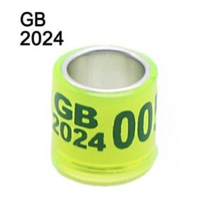 2024 Aluminum Plastic Material Pigeon Foot Ring With Number Bird Ring Messenger Pigeon Foot Signage Carry Identification Circle