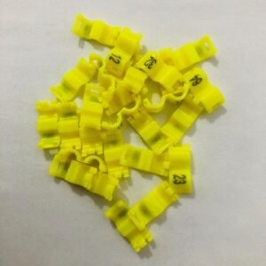 20 Pcs Inner 2.7/ 3/4/4.5/5mm Canary Clip Rings Pigeon Parrot Leg Rings Small Birds Foot Rings With Number