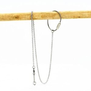 Bird Parrot Foot Chain Stainless Steel Ankle Foot Ring Stand Chain Outdoor Flying Training Starling Pigeon Bird Accessories