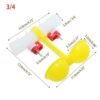 Pigeon Feeder Farming Equipment Water Bowl 5 Sets Poultry Drinker Chicken Waterer Dual Drinking Double Hanging Cups