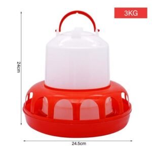 1kg/3kg Poultry Automatic Drinking Bucket Quail Pigeon Feeder Chicken Feeding Water Poultry Animal Feeding Tool Supply