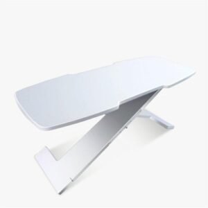 Folding keyboard stand, lifting desktop, vertical computer desk, raisedFolding keyboard stand, lifting desktop, vertical computer desk, raised - White
