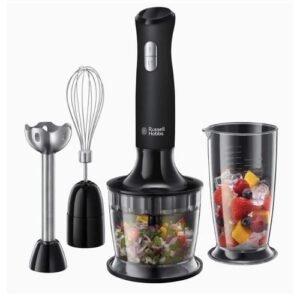 Russell Hobbs Desire Matte Black 3-in-1 Hand Blender- 500W
