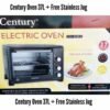 Century Electric  Baking Toasting Grilling 37L + Free Stainless Jug