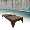 Pong Table Cover Waterproof Tennis Tablecloth Brown