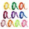 Ribbons Roll for Gift Wrapping 10pcs Handmade Ribbons with Different Colors for Invitation Floral Hair Balloons Craft,Combination Of Two NO5123