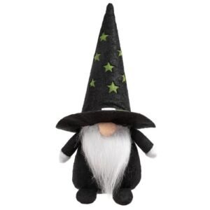 Cute Gnomes Plush Table Ornament Trick Or Treat Faceless Plush Stuffed Toys with Stars Patterns Halloween Party Supplies,Beard NO5123