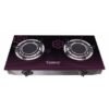 Century Double Burner Table Top Glass Gas Stove