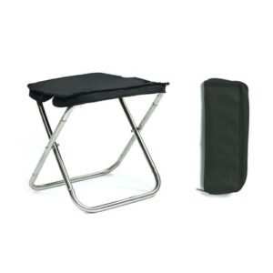 Outdoor Handbag Folding Stool Fishing Stool(Black)