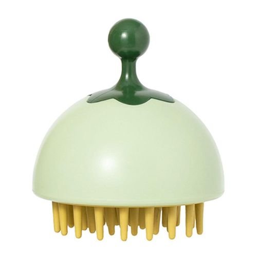 Household Shampoo Comb Multipurpose Hair Scalp Massage Hairbrush Comfortable for All Hair Types,Green NO5122