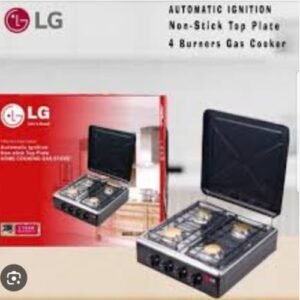 LG 4-Burner Manual Ignition Table Top Gas Cooker (Maxi By LG)