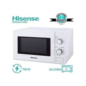 Hisense 20Litres (H20MOWS10) Microwave Oven -White With 1Yr Warranty
