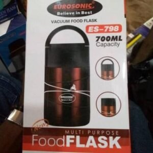 Eurosonic Vacuum Food Flask (700ml) With Free Water Bottle