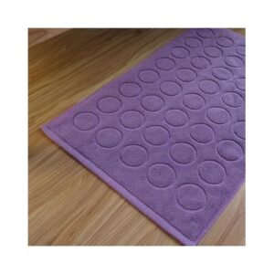 Cotton Footprint Non-slip Bath Hotel Mats Bathroom Carpet Kitchen Doormat Office Chair Floor Mat Foot Pad Dining Table Rugs