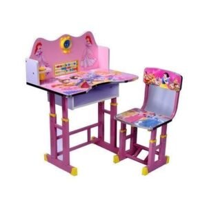 Disney Character Study Table And Chair- Pink