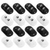 16pcs Adhesive Caster Wheels Mini Swivel Storage Box Wheels For Trash Bin Furniture Tables Chairs Pots Cabinets Ball Wheels