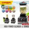 Qasa Commercial Blender QBL Pro4 HEAVY DUTY (with 3 Jars)