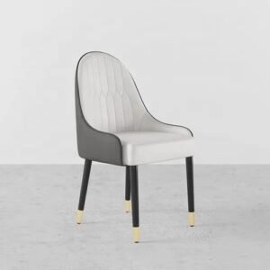 Furniture Single Leather Chair For Mable Dining Table