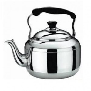 Solid 5 Litre Silver Whistling Kettle