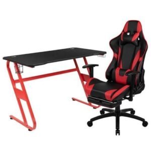 Executive Gaming And Trading Chair And Table (full Set)