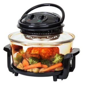 Smart Home 17 Litre Black Premium Convection Halogen Oven Cooker