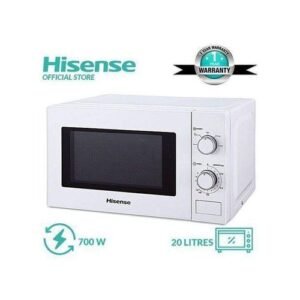Hisense 20 Liters Manual Microwave Oven, White-MWO20MOWS10-H