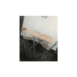 Children Metal & Polished Wood Reading Table,Outdoor /Indoor