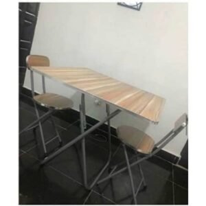 Children Metal & Polished Wood Reading Table,Outdoor /Indoor