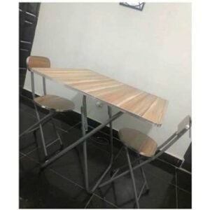 Children Metal & Polished Wood Reading Table,Outdoor /Indoor