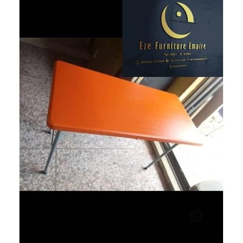 Rectangular Folding Plastic Table With Metal Legs