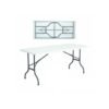 Foldable Plastic Rectangular Table (6FT)