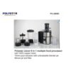 Polystar 8 IN 1 MULTIPLE FOOD PROCESSOR WITH 100% COPPER MOTOR