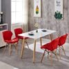 MULTI Coloured  Luxury Dining Set Of Table & Chairs