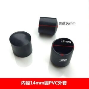 Chair Foot Cover Furniture Legs Table End Insert PVC Silent Anti-skid Floor Protective Cap Round Rubber Chair Leg Pads Hardware