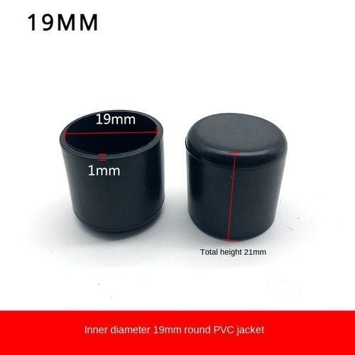 10-25mm Round Chair Leg Covers PVC Rubber Table Leg Covers Pipe Plug Dust Cover Sock Floor Furniture Protector Level Adjuster