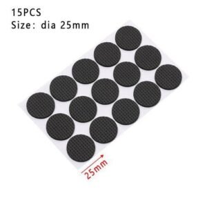 1-24Pcs Square Round Self Adhesive Furniture Leg Feet Pads DIY Anti Slip Mat Bumper Damper For Chair Table Protector Anti Noisy