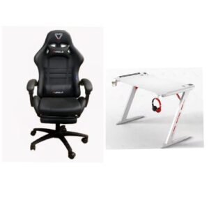 Set Of Executive Office Gaming Chair + Gaming Desk