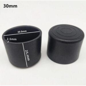 24 PCS Round Furniture Foot Caps Chair Table Sofa Anti-Slip Silent Rubber Leg Pad Wooden Floor Anti-Scratch Protective Pad