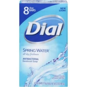 Dial Springwater Glycerin  Bar 6 Soap Bars 4 OZ